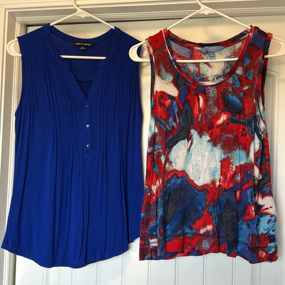 Sleeveless top size medium bundle.